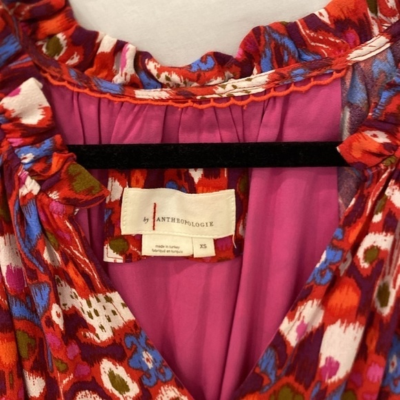 Anthropologie Robin Tiered Mini Dress Xs - Picture 3 of 6